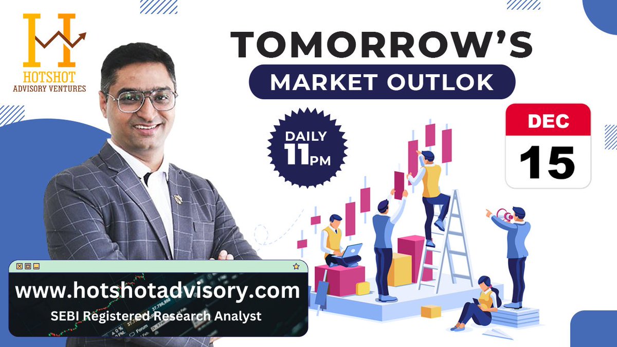 VivekDhumale_'s tweet photo. https://t.co/78CohJ19rZ
Tomorrow market outlook #15thdec #StockMarket #stocks #stockstowatch #sector #glenmark #niftypharma https://t.co/1iOZVzUz9a