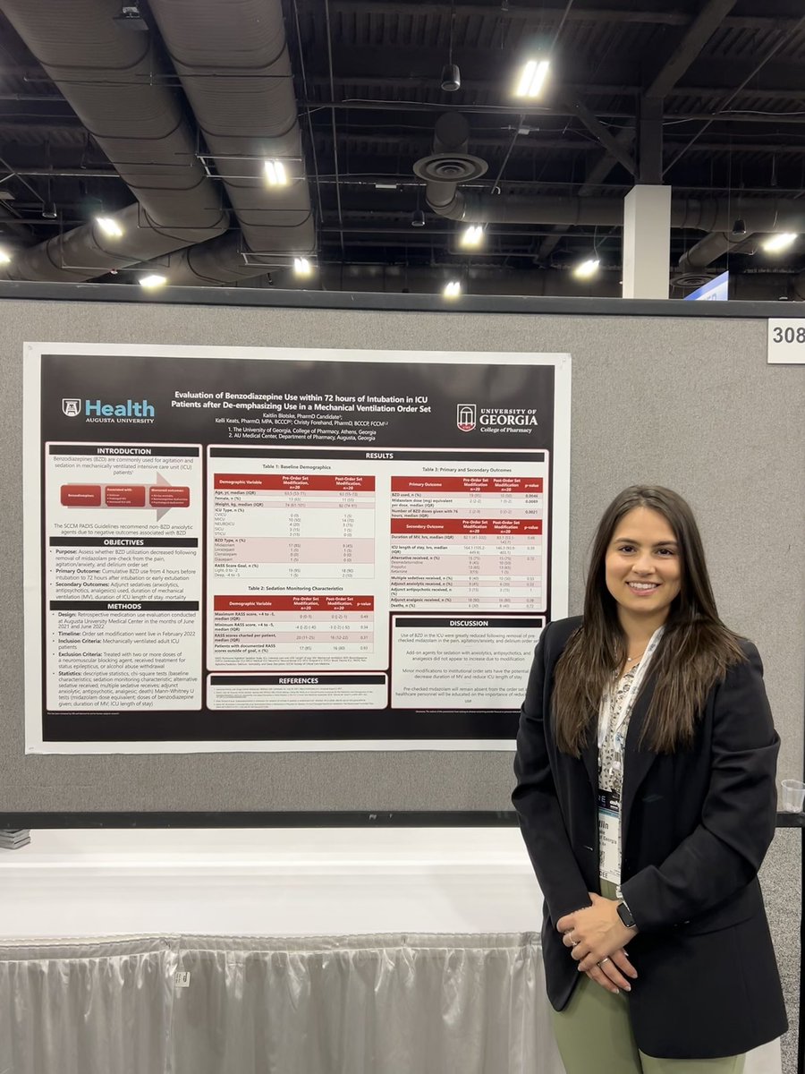 ASHP Midyear 2022 ✅ Big thanks to <a href="/CForehand84/">Christy Forehand</a> and <a href="/kkeats_/">Kelli Henry, PharmD, MPA, BCCCP</a>  for their constant guidance and support.