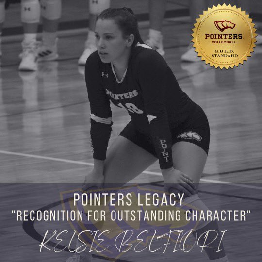 UWSPVolleyball's tweet photo. Congratulations to Kelsie on earning our most prestigious award 💛 https://t.co/mXHBN6CYBd