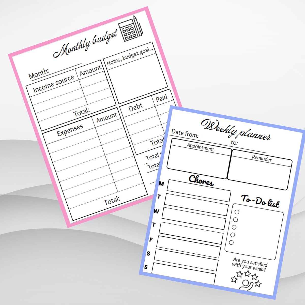 TrendingViewB's tweet image. Weekly planner | Budget planner | Digital planner | Printable planner only for €0.84 etsy.com/listing/137096… #planner #budget #Budget2023 #EtsySeller #etsyshop #etsystore #startup #womanowned #income
