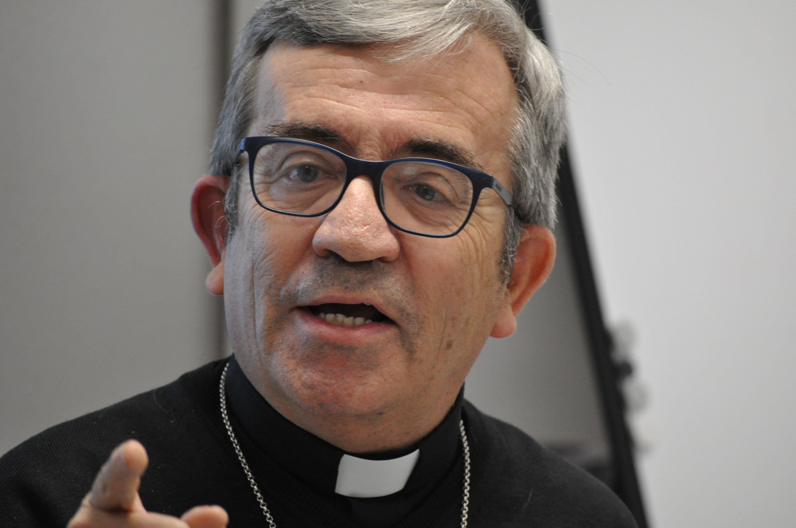 Luis Argüello, durante su intervención