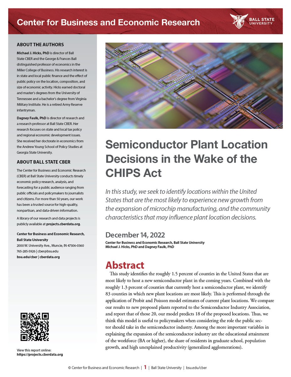 Ball State CBER tweet media