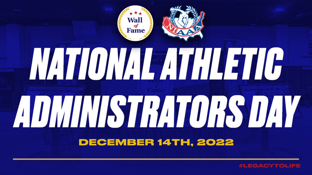 🏆We celebrate the incredible men and women who selflessly serve and lead our youth through their dedication, hard work, time, and commitment to their athletic programs! Thank you ADs for all that you do for our schools and communities! <a href="/NIAAA9100/">NIAAA</a> #CelebrateExcellenceInLeadership