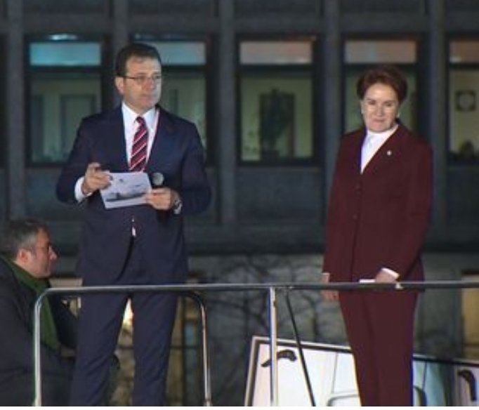 Az kaldı, İmamoğlu İYİ partiye geçecek ..