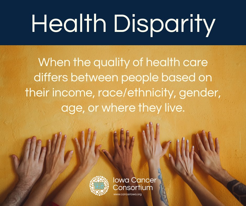 #DYK cancer affects ethnic and racial groups differently? This inequity is known as “health disparities.” Read more about the work of the <a href="/AmericanCancer/">American Cancer Society</a> on health disparities: bit.ly/2VeGnb4 #attackingcancer #healthequity