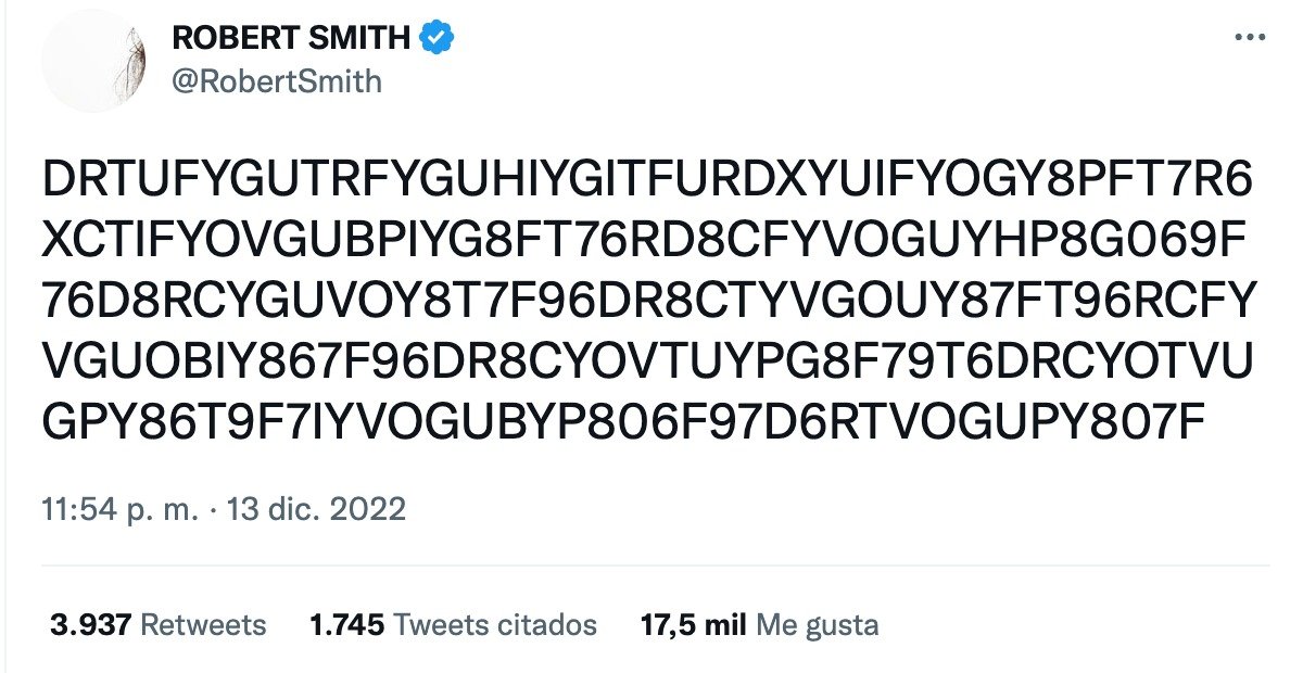 Cuando guardas tu cel en el bolsillo sin bloquear la pantalla #RobertSmith