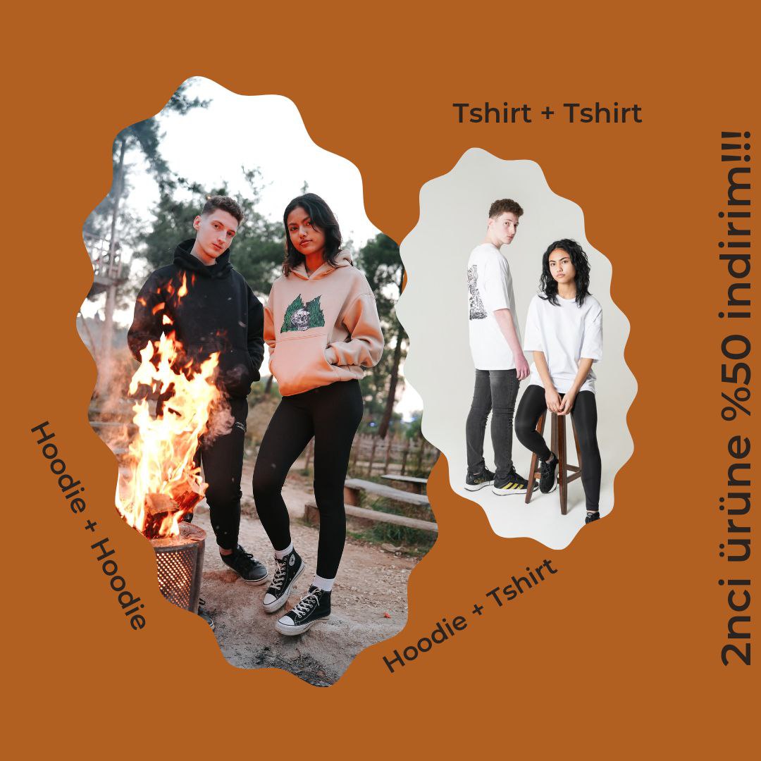 İster 3iplik şardonlu, içi yumuşacık, kanguru+gizli cepli hoodielerimizden ister %100pamuk tişörtlerimizden seçebilirsin.
#sınırlısayıda #tasarımhoodie #tasarımtshirt #unisex
