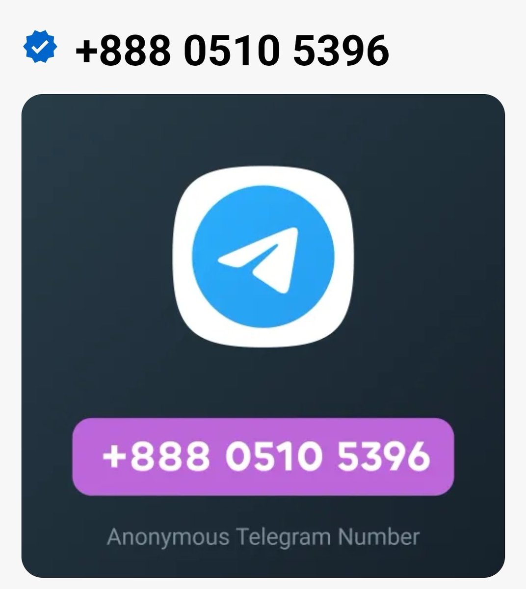 RakeshLovesY's tweet photo. I am ready for sale this previous anonymous telegram number , interested buyers can dm me or direct buy from the auction links below here๐
https://t.co/AoykxHfQzlโฆ
@NFTsSaga @TheBinanceNFT
#NFTMarketplace #NFTCollections #NFTcollectibles #TelegramNumber #TON #Toncoin https://t.co/u0nMfyhxXy