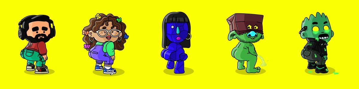 Radiant Rumps is complete❤️
Part of this final process is a token of our appreciation to the artists that made this possible. They are called 2D Booties and are airdropped directly to them 😘