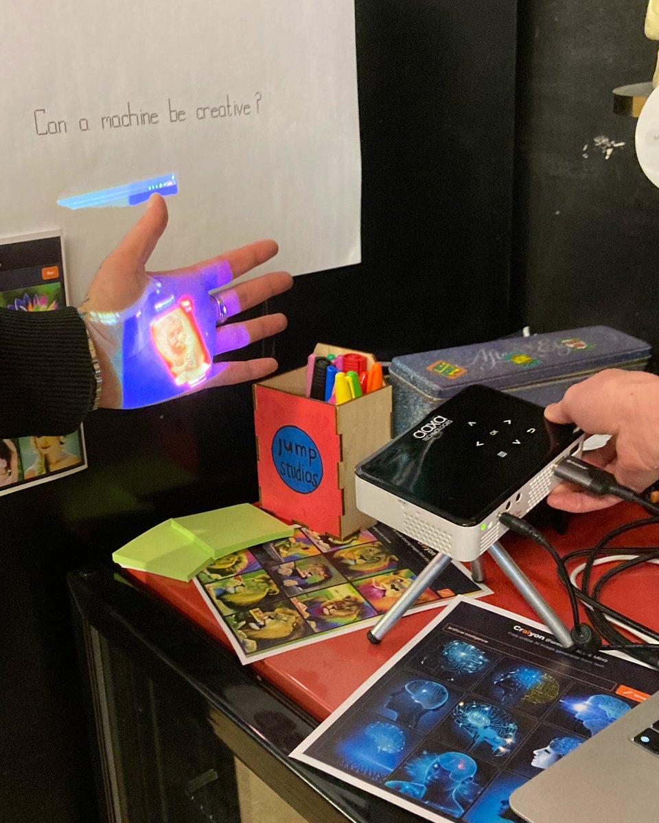 knowlewestmedia's tweet photo. Would you let a machine design your tattoo? Maybe A.I is already more involved in tattooing than we realise? 🤔  

We’ll ask all this and more at Artificial INKtelligence at KWMC on Tuesday 24th January 🤖 

Everyone welcome, RSVP below... 

https://t.co/wnbe4GvQkm https://t.co/VBkbYwkt4A