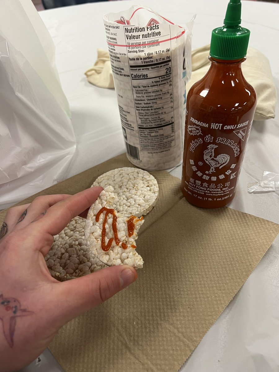 Here's a pic of a snack I eat while cutting weight 😏