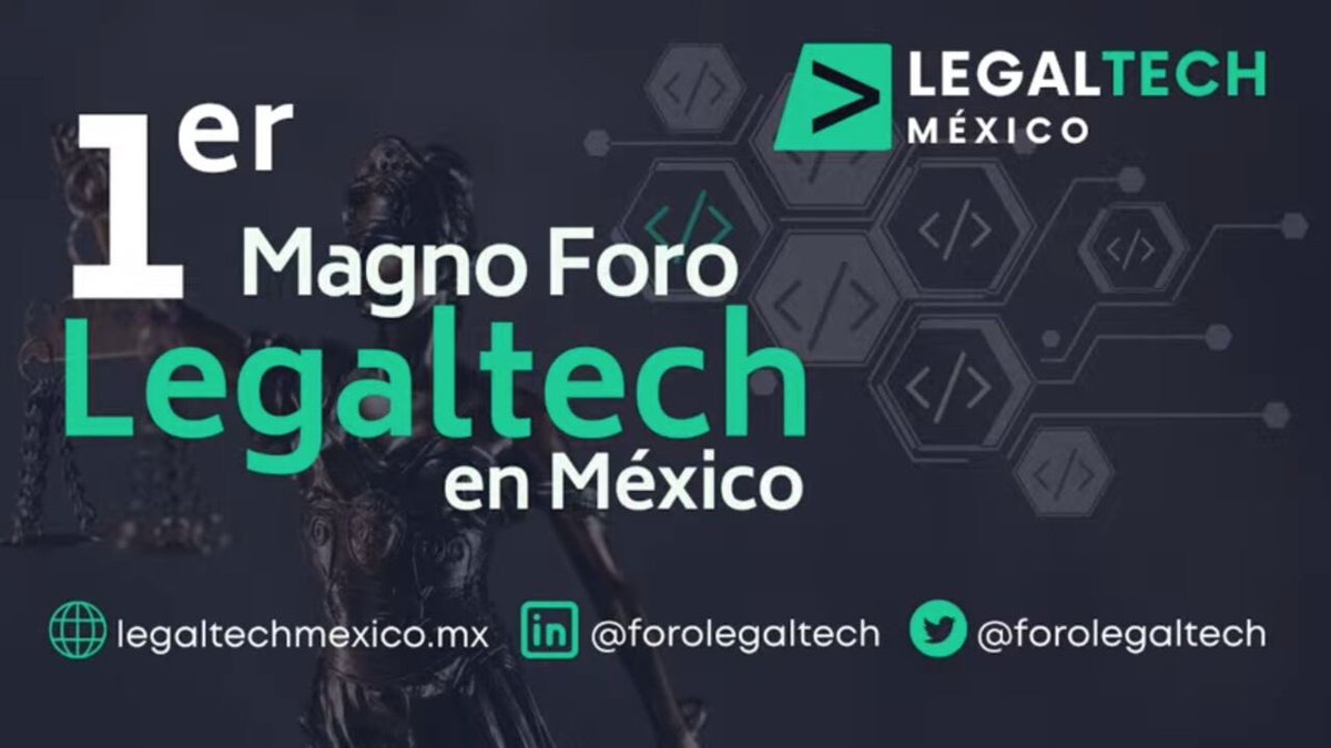 zoryamx's tweet photo. De llevó acabo el 1er #MagnoForoLegalTech el cual fue atendido por #Zorya.Se habló respecto de la necesidad que el derecho se adapte y evolucione con las herramientas que la tecnología ofrece hoy en día,facilitando la realización de operaciones y negocios eficaz y en menor tiempo https://t.co/64dx9VGaVv
