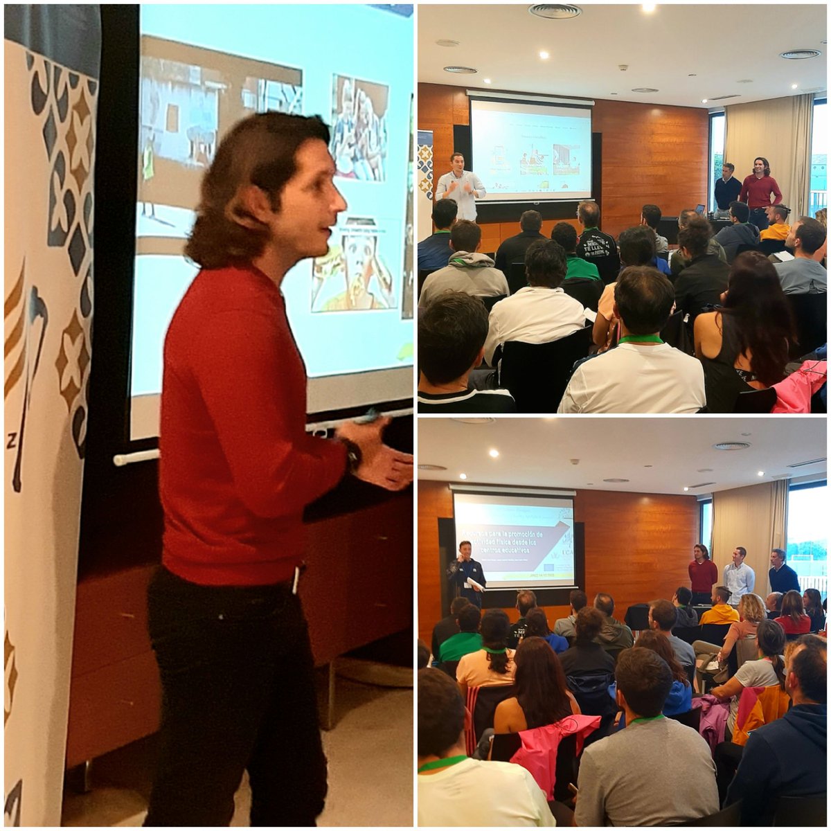 CEPdeJEREZ's tweet photo. Finalizamos las Jornadas sobre Prácticas Innovadoras en el área de Educación Física con la presentación de los resultados del proyecto @EumoveProject por parte de los compañeros del @grupogaleno #ThisisEU #ErasmusPlus @Divulga_UCA https://t.co/7iQL2Zm6C9