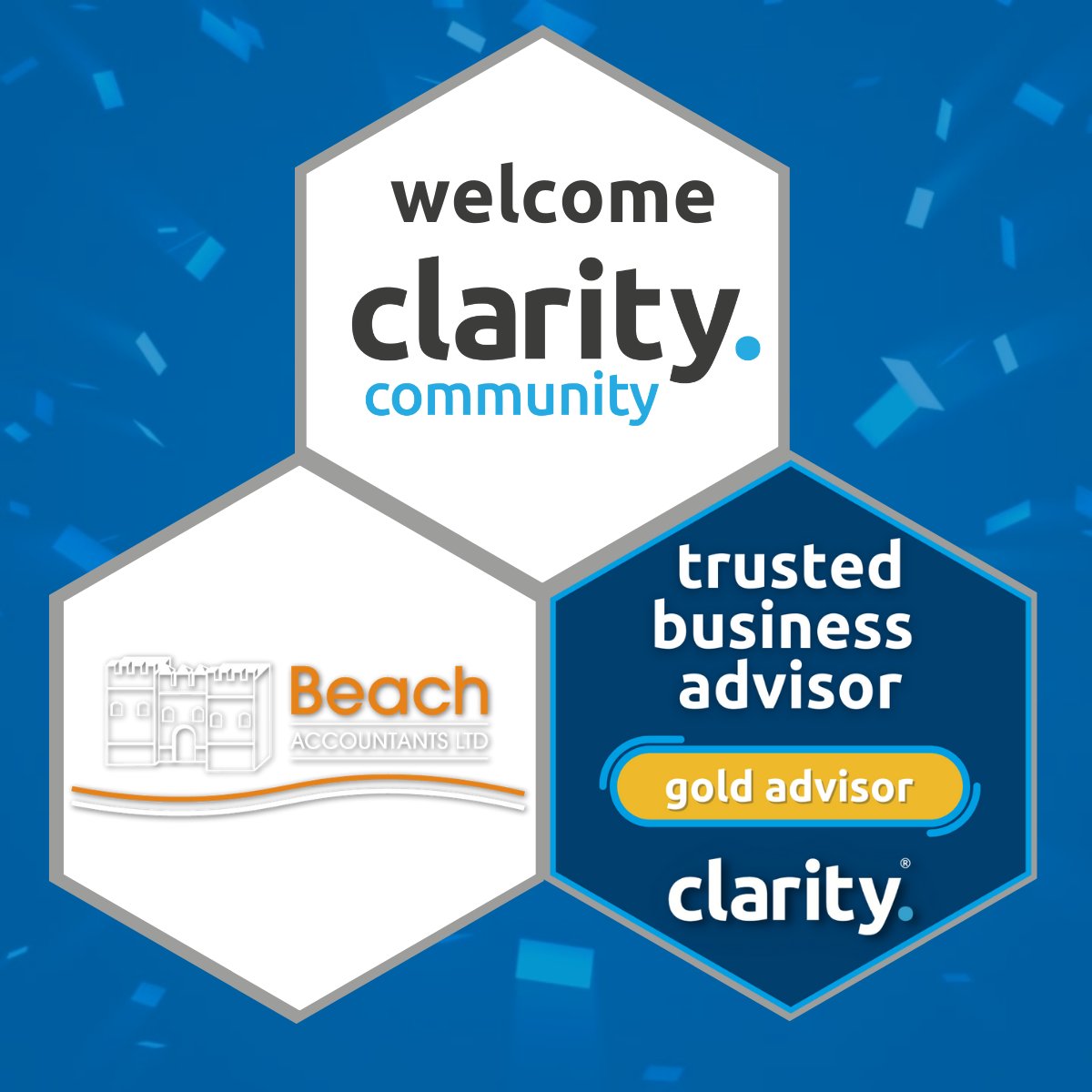 clarity_hq's tweet photo. We are delighted to welcome @beachaccountant to the
@clarity_hq Community💙
We love what you're doing to make a difference to your firm, team and clients. We can't wait to work with you and hear about your continued successes!
#potentialrealised https://t.co/TCOUFnBn9Q