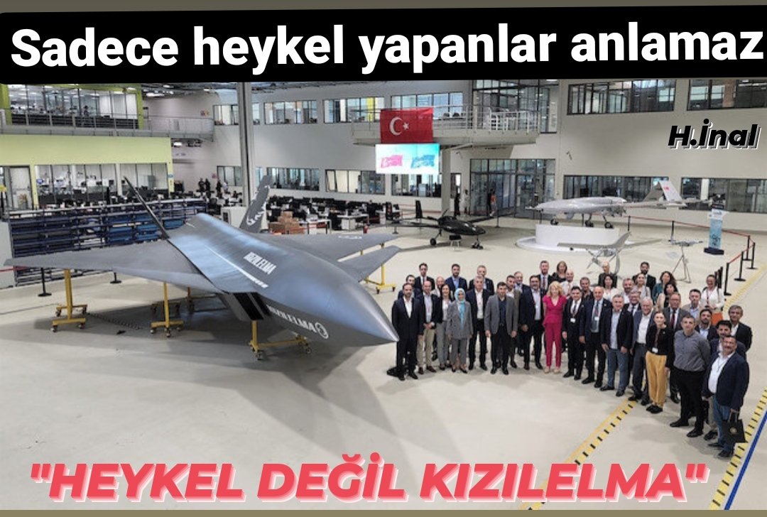 İlk insansız savaş uçağı BAYRAKTAR KIZILELMA
Koşu testini başarıyla tamamladı.
Benzer özelliklere ve farklı
görev kabiliyetine sahip
TİSU projesinide geliştiren
🇹🇷Türkiye
İki insansız savaş uçağı
Projesi yürüterek
Çağın
#EBABİLORDUSU na
Sahip Ülke olacak
"HEYKEL DEĞİL KIZILELMA"
