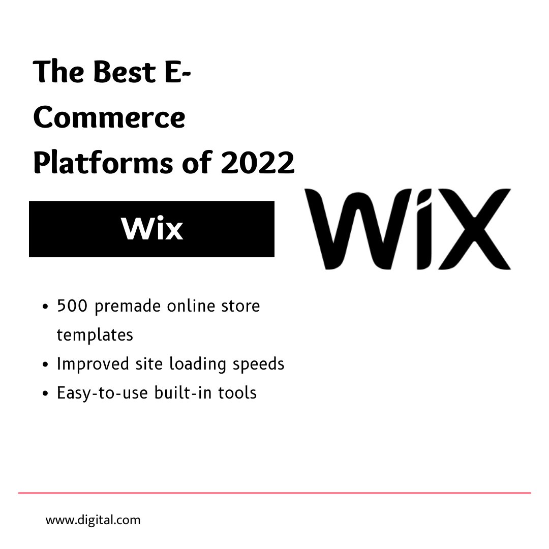 Wix is one of the best e-commerce platforms to help you start selling online immediately, making it ideal for beginners. There are no-code features, so you can modify your online store without knowing any code.

#domains #webhosting #website #startups #business #tech #Digital
