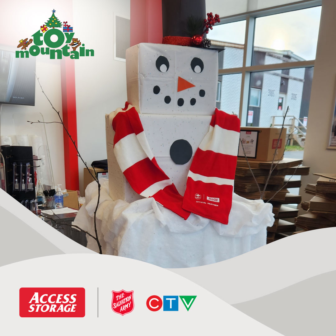 AccessStorageCA's tweet photo. Access Storage is participating in @CTV Toy Mountain, benefiting @salvationarmy

Come to our Toy Drive and @CTV LIVE BROADCAST on December 14th starting at 5:15 to donate
                                                           
#accessstorage  #toymountain2022 #ctv  #canadian https://t.co/v4djfk4ZkF
