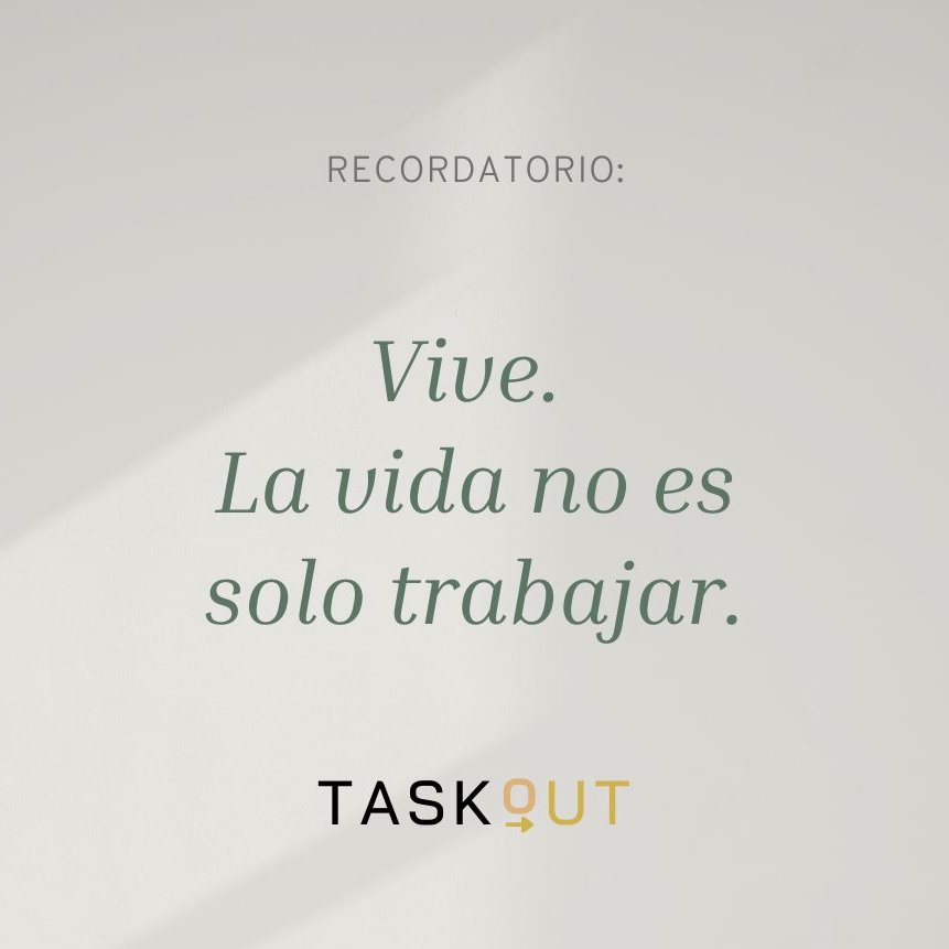 _TaskOut_'s tweet photo. El #freelance suele necesitar este recordatorio.

El día a día nos come, descuidamos disfrutar las nimiedades, fijarnos en el detalle, gozar de no hacer nada, desatender los quehaceres, postergar el momento, distraernos,  #desconectar.

Y a ti ¿Se te olvida? https://t.co/svOvigrM5l