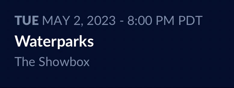 lildemonboyxl's tweet photo. @PARXAFTERDARK2 GOT TICKETS SEATTLE WOOO https://t.co/mB9y38On7S