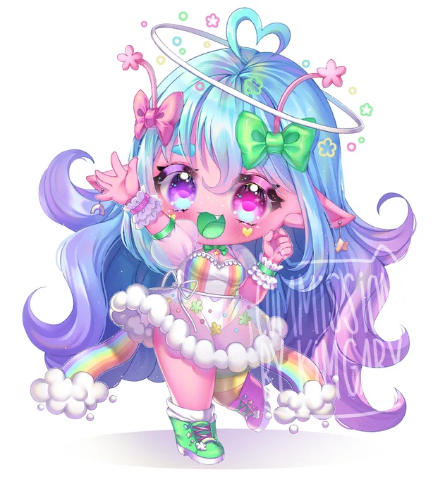 #chibi #commission done for Emi~Thank you so much my baby for ordering~~  