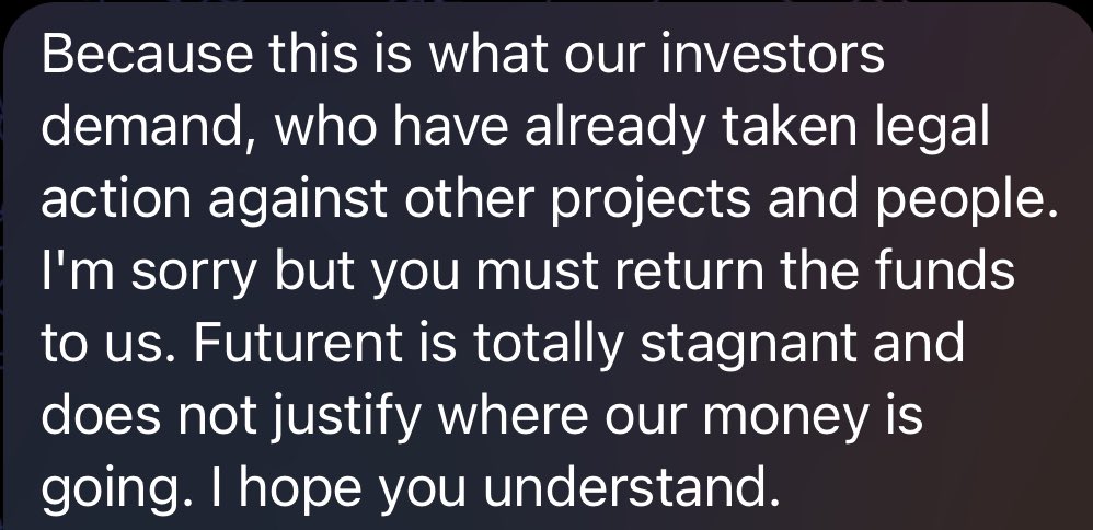 alenscorpio's tweet photo. 🧵When you think you've seen it all in 2022 😏

There was absolutely none pre-context, just a standard refund policy enquiry which we replied with a kind question about the reason ... 

1/2

#bearmarket2022 #fundraising #vc #web3crypto https://t.co/Sv2pa9d2Hh