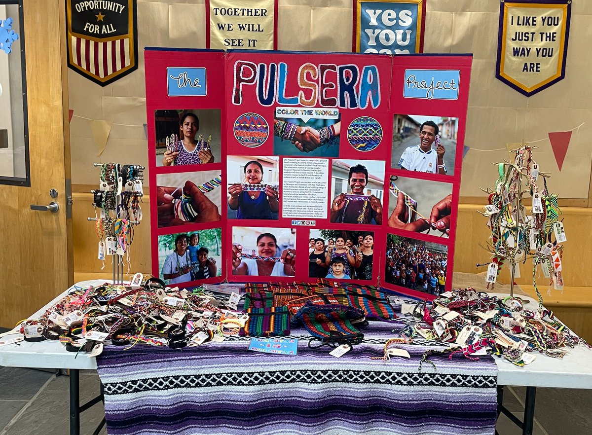 Heath Spanish students support the Pulsera Project! Stop by to learn about the organization and support sales of beautiful, fair trade bracelets made in Central America.