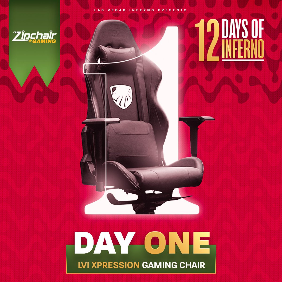 Vegas Inferno™ (@vegasinferno) on Twitter photo 12 Days of Inferno, has officially started!!🔥
Today we are giving away a brand new <a href="/ZipchairGaming/">Zipchair Gaming</a> chair to one lucky person!🤩
Rules:
➡️Follow <a href="/ZipchairGaming/">Zipchair Gaming</a> 
➡️Follow Us
➡️RT THIS
➡️Tag A Friend! 12 Days of Inferno, has officially started!!🔥
Today we are giving away a brand new <a href="/ZipchairGaming/">Zipchair Gaming</a> chair to one lucky person!🤩
Rules:
➡️Follow <a href="/ZipchairGaming/">Zipchair Gaming</a> 
➡️Follow Us
➡️RT THIS
➡️Tag A Friend!
