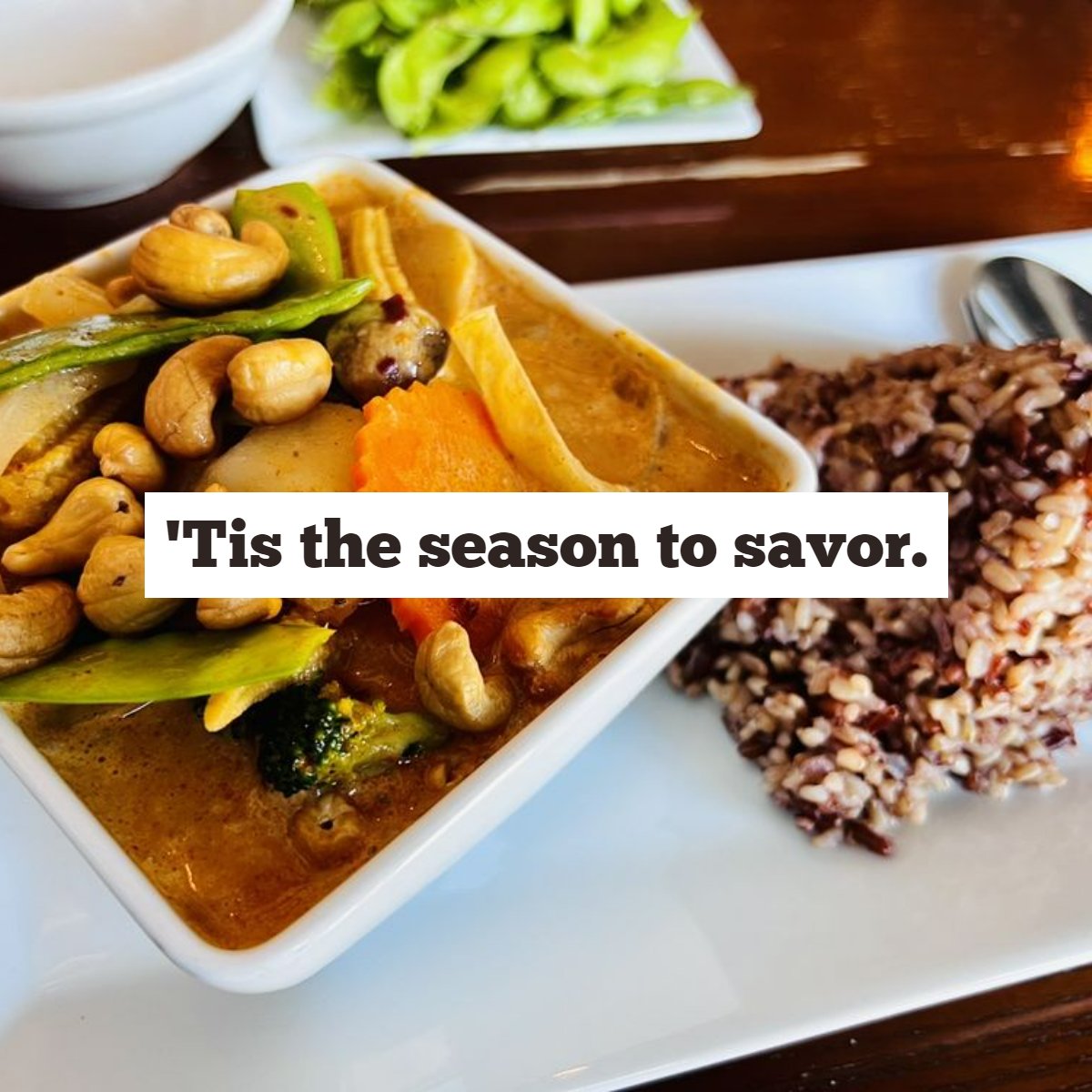 SpiceFortWorth's tweet photo. Our curry is one of the best gifts you could possibly give yourself for the holidays. Stop by #Spice soon! https://t.co/hzoicyzuzR