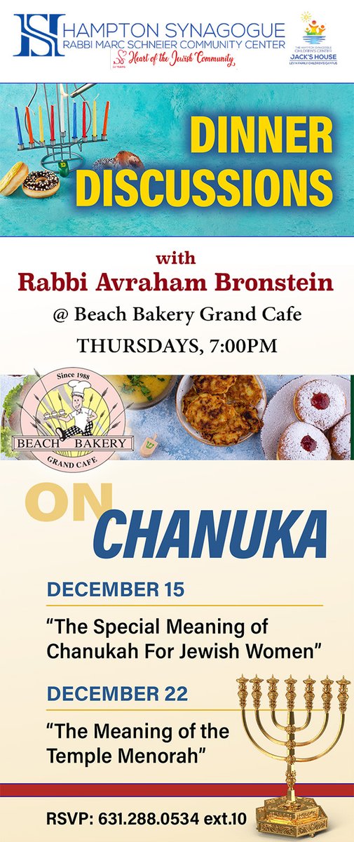THS_hamptons's tweet photo. Come join our Dinner Discussions on Thursdays @ 7pm in #westhamptonbeach at @beachbakerycafe with @AvBronstein https://t.co/gM1yBmWfAO