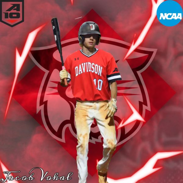 jvokal05's tweet photo. I would like to start by thanking God for everything he has blessed me with and being able to play baseball at the Division 1 level. With that being said I will be continuing my academic and baseball career at Davidson College. #CatsAreWild https://t.co/sdxdSADjIV