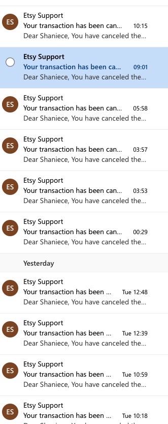 fabricnco's tweet photo. @Etsy Hi Fabiano, I still haven't heard anything regarding this, almost a month since we were last paid. Absolutely heartbreaking how many orders we are having to cancel and let so many customers down :( Please do you know when this will be resolved? https://t.co/iAf0MUkbya