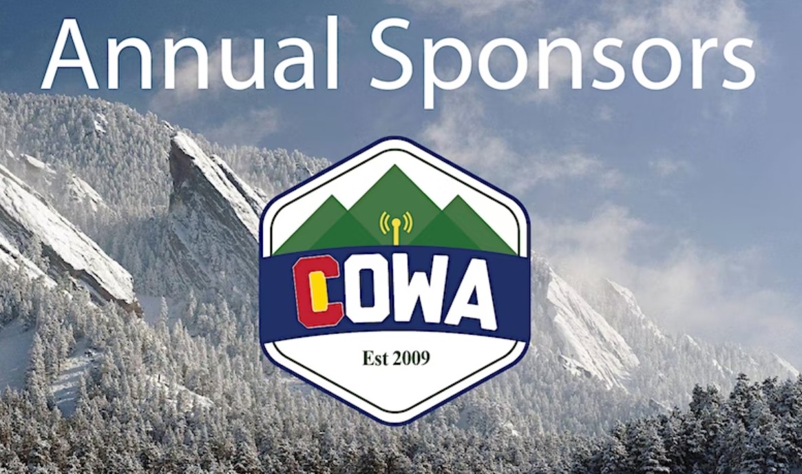 COWireless's tweet photo. Do you want to become an Annual COWA Sponsor?

Click the link below to secure your Sponsorship today!

https://t.co/0i9GLQAMx3 https://t.co/j527oNw5Pe