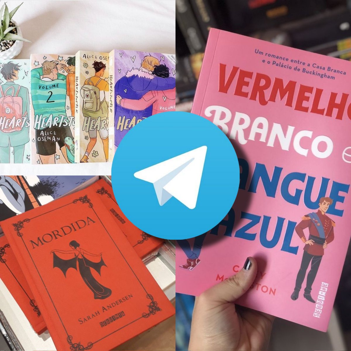 astrolinas2's tweet photo. 📌 Criei um canal no Telegram para postar livros PDF, estou focando bastante na editora #EditoraSEGUINTE 🔰
📚 LIVROS JÁ POSTADOS:
#Heartstopper (1,2,3 e 4) 🏳️🌈
#Mordida 🦇
#VermelhoBrancoSangueAzul 👑
Estou aberta a sugestões 🗒️
Em caso de interesse, chamar DM 💬 https://t.co/bdKcwreyNC