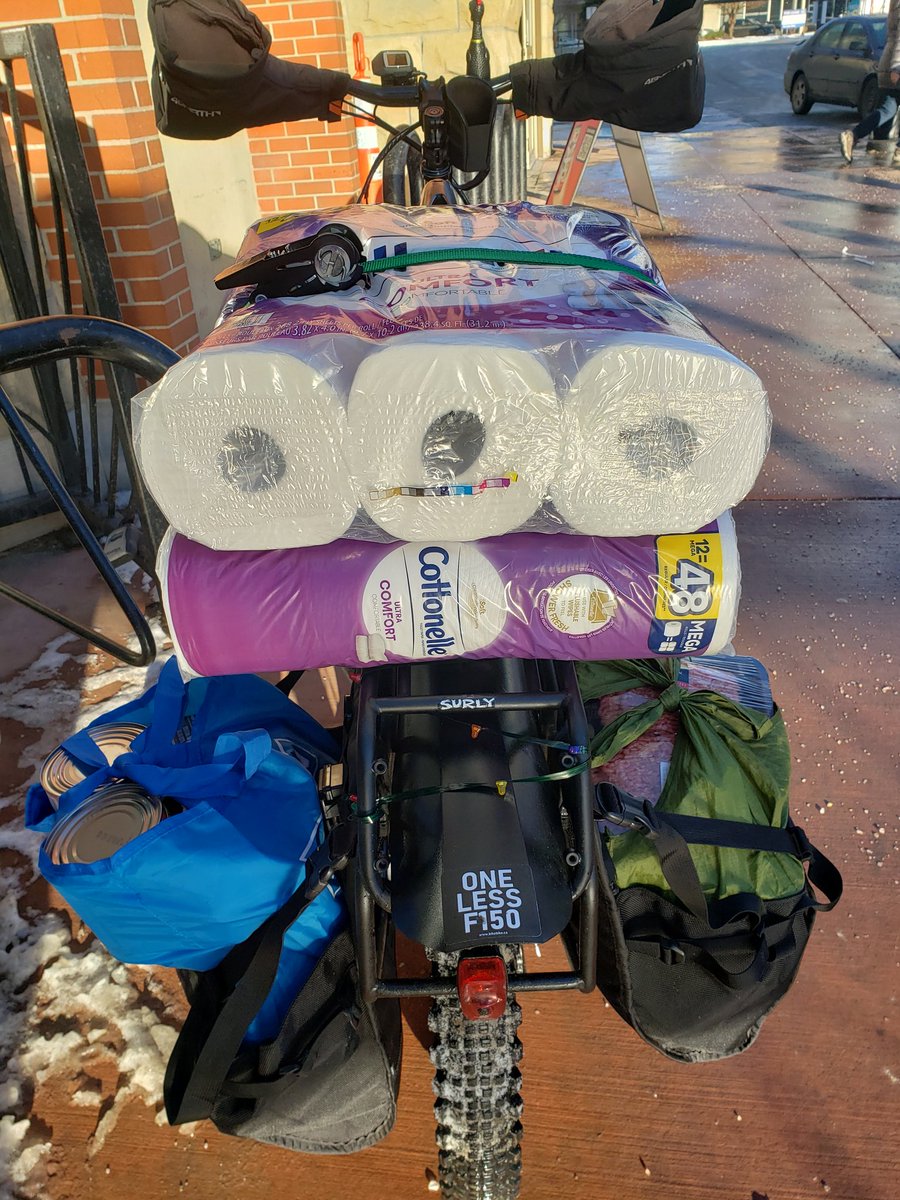 TheCritninja's tweet photo. guys! coffee AND tp are on sale at midtown! coincidence? #yycbike #onelessF150 https://t.co/9WpQ4W6jxr