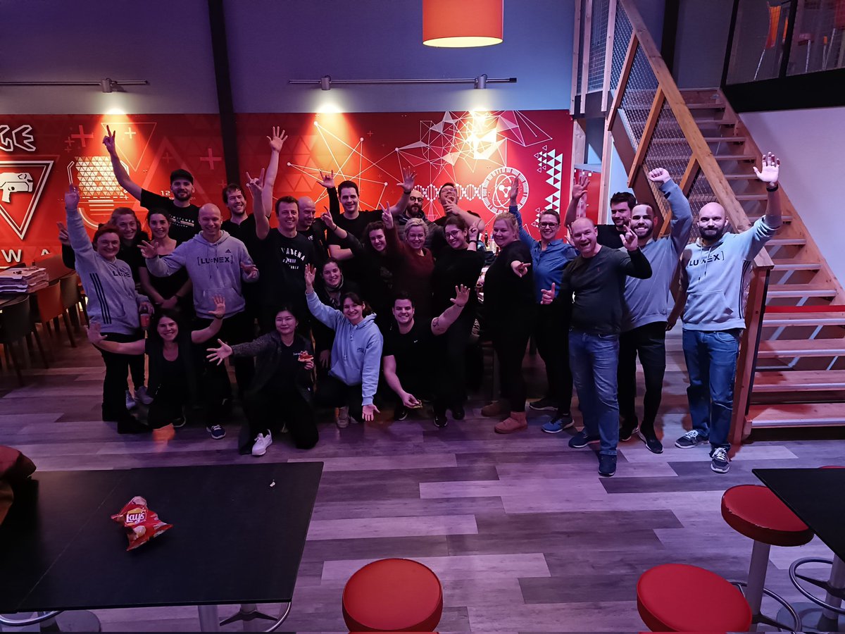 Killing each other at a laser tag game, best way to bond as a team 🤣 @LUNEXUniversity #UnitedWeWin