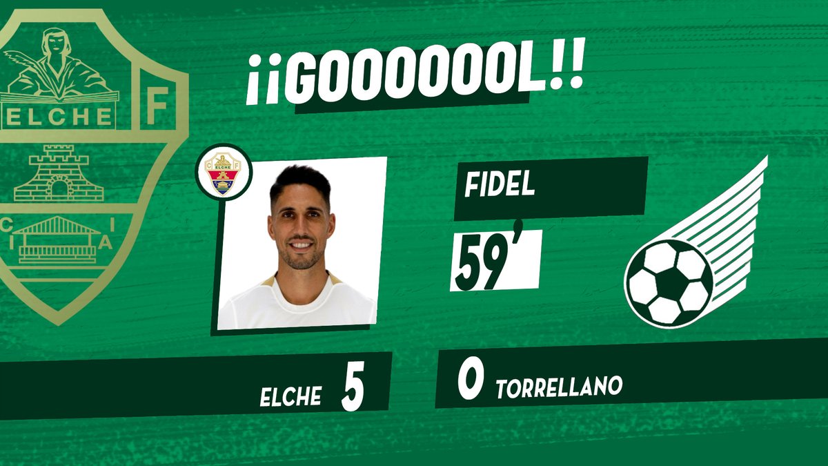 ElcheXTRA's tweet photo. 59' GOOOOOOOL DE FIDEEEEEEEEL
GOOOOOOOOOOL DEL ELCHEEE
ELCHE CF 5 - 0 ATL TORRELLANO
#ElcheTorrellano https://t.co/VA8rmQnpQP