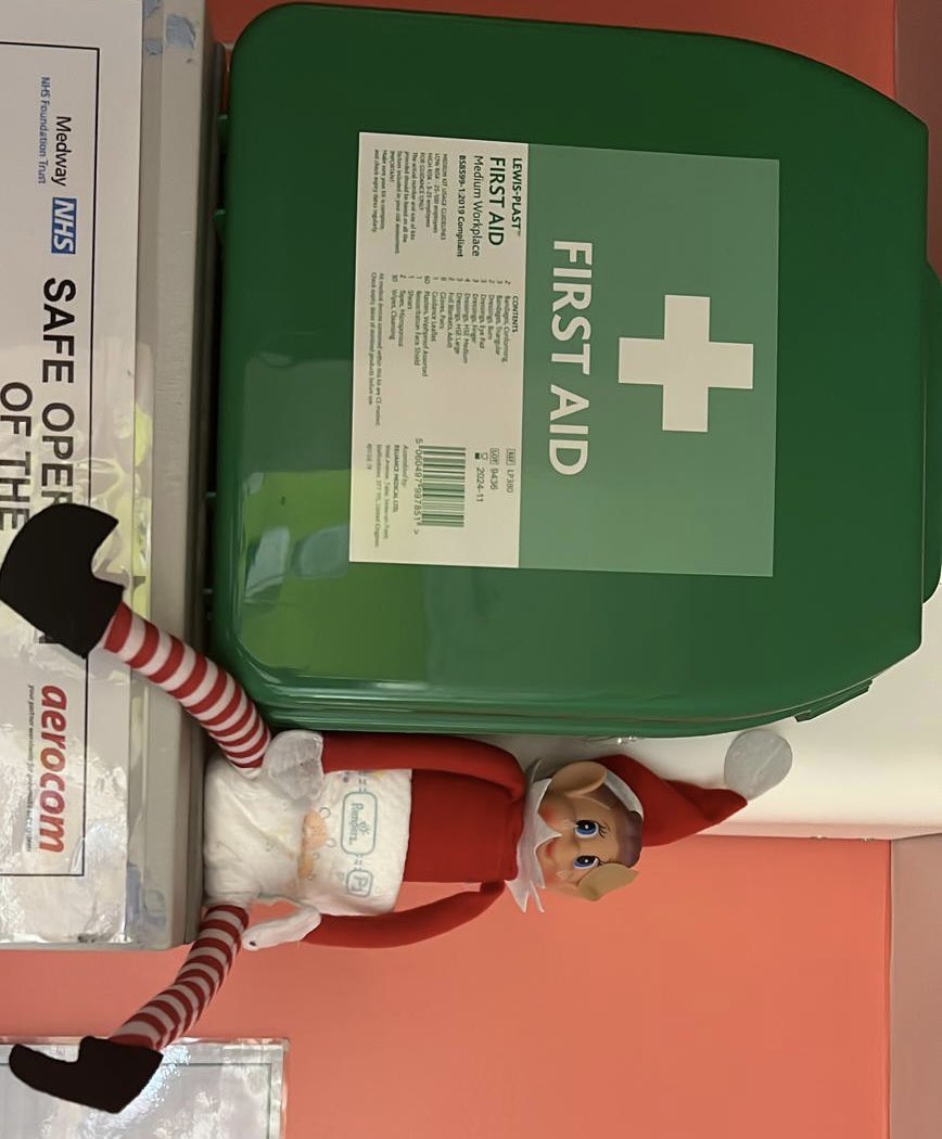 See what our naughty <a href="/MedwayNICU/">Medway NICU</a> Elf has been up to today. Can you spot him? <a href="/KateIgoeANNP/">Kate Igoe 💙</a> <a href="/FelicityBrokke/">felicity brokke</a> <a href="/dr_bikashbh/">Bikash Bhojnagarwala</a> <a href="/tegaedr/">Tega</a>