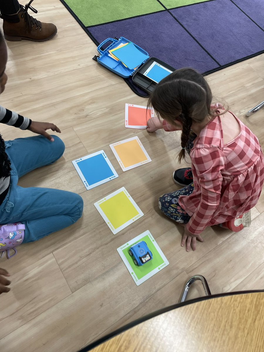 BDowd18's tweet photo. Sphero indie exploration with grade 1 @TCSD https://t.co/1veMkNWQ2S