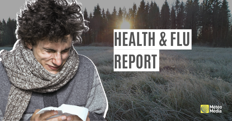 weathernetwork's tweet photo. Have you been hit by the flu this season? 🤧🤒 Find out what flu activity looks like in your region in our #HealthandFluReport 👇 #Fluad