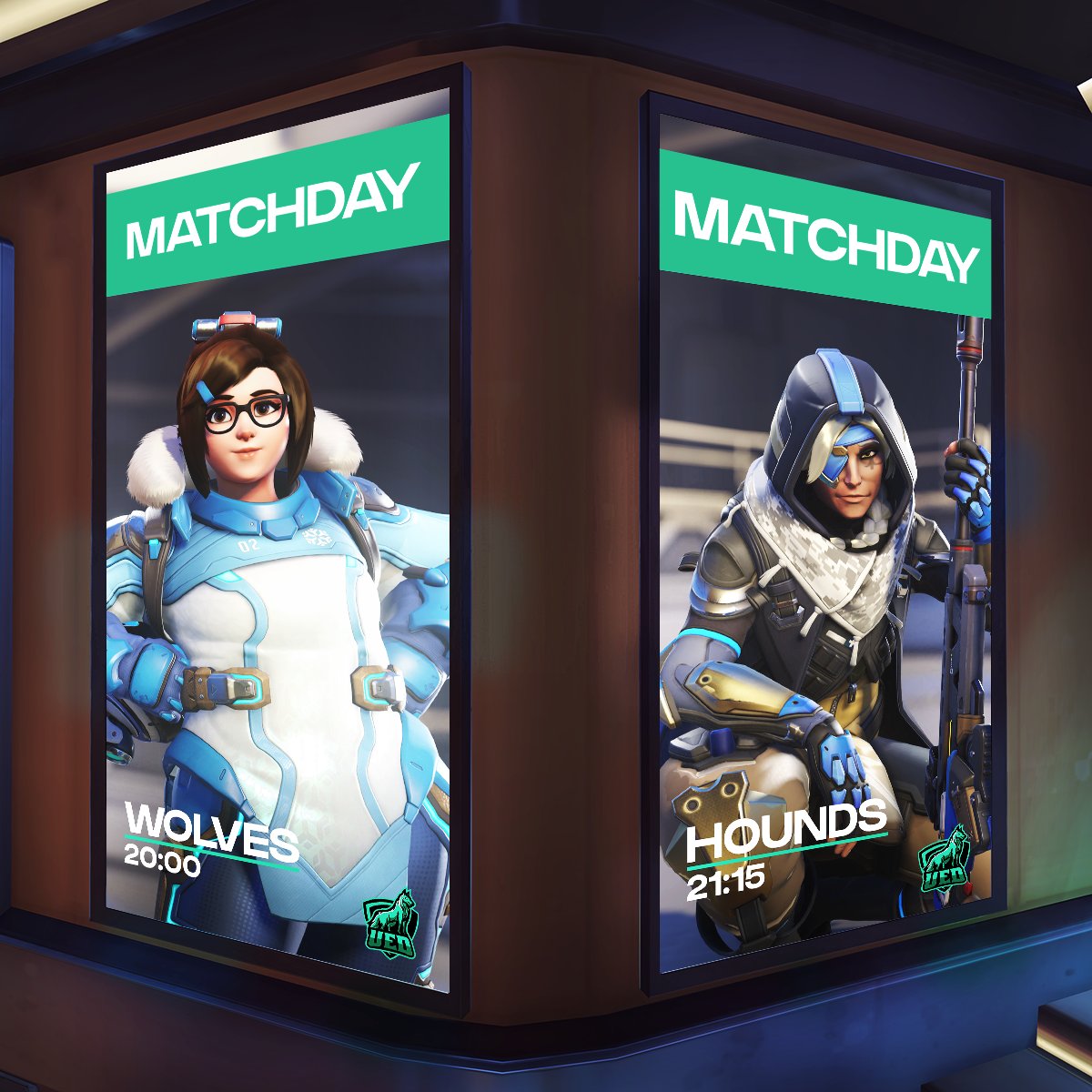 #ow <a href="/uniligaGG/">Uniliga</a>
Heute gibt's UED Overwatch im Doppelpack
 
Wolves 🆚 <a href="/esportswue/">WueSports</a> X-Rays
🕒 ab 20:00 Uhr
 
Hounds 🆚 <a href="/engines_stgt/">Engines Stuttgart e.V.</a> 𝒮𝓅𝑒𝓏𝒾𝒶𝓁
🕒 ab 21:15 Uhr

🔴LIVE auf:
twitch.tv/uniliga_aim