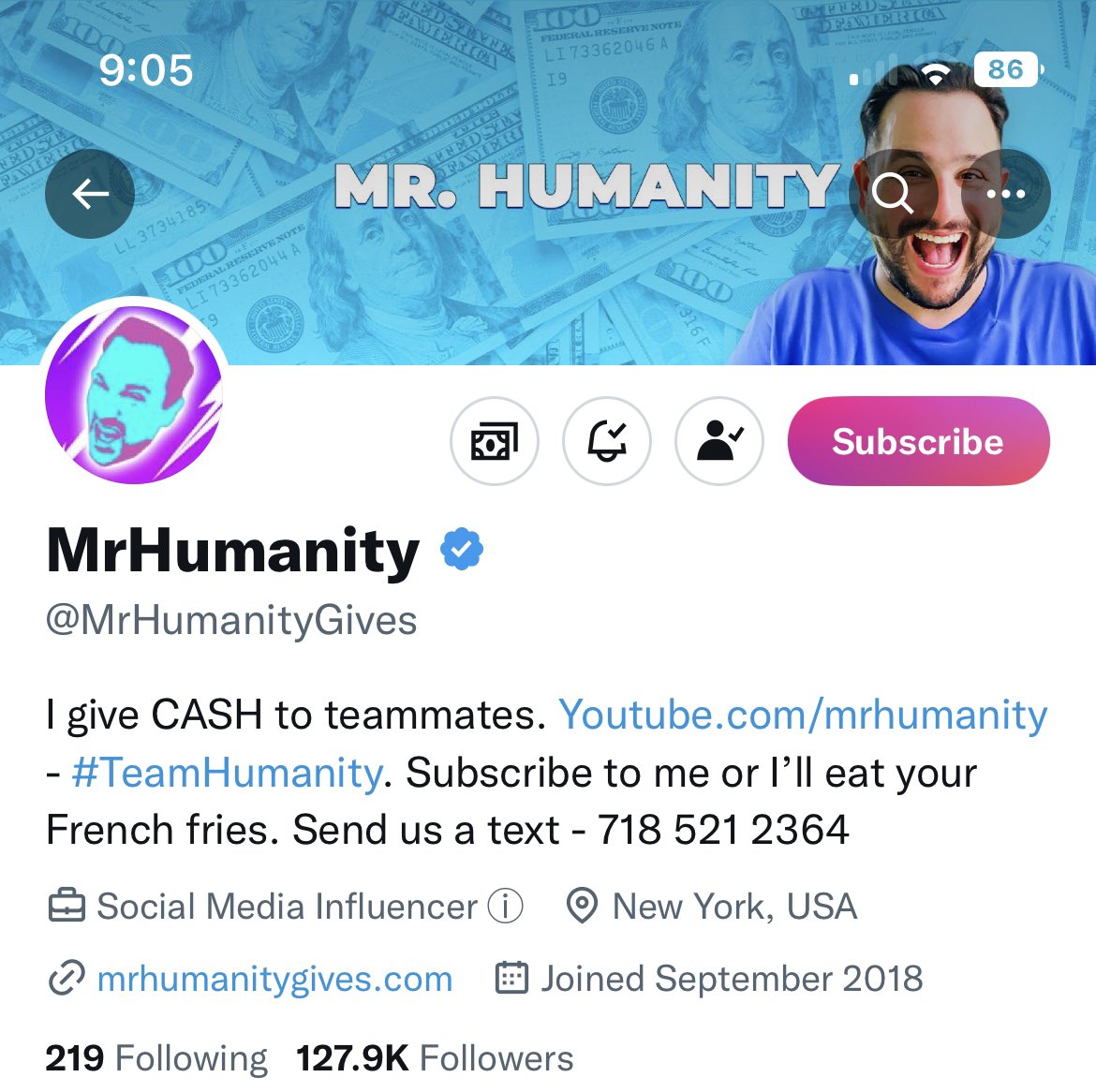 MynieshP's tweet photo. @MrHumanityGives Notifications on!  $MIPHope https://t.co/10qOGDgV12