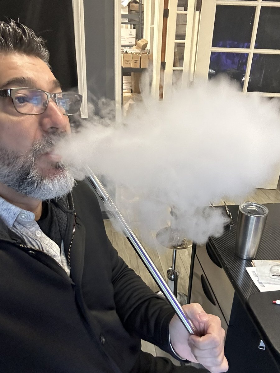 hookahjohn's tweet image. Starting the day with Tangiers Kashmir Lemon. HookahJohn Harmony bowl on a DSH Hookah. France and Morocco game about to start. You?