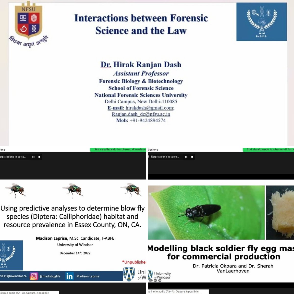 OrioEugenio's tweet photo. Conference 2022 of the Eusfs - European Society for Forensic Science
Final Day
#forensicscience #forensic #law #research #education #conference #learning #eusfs #bioforensics #eugeniodorio https://t.co/Dk8cKTsSo9