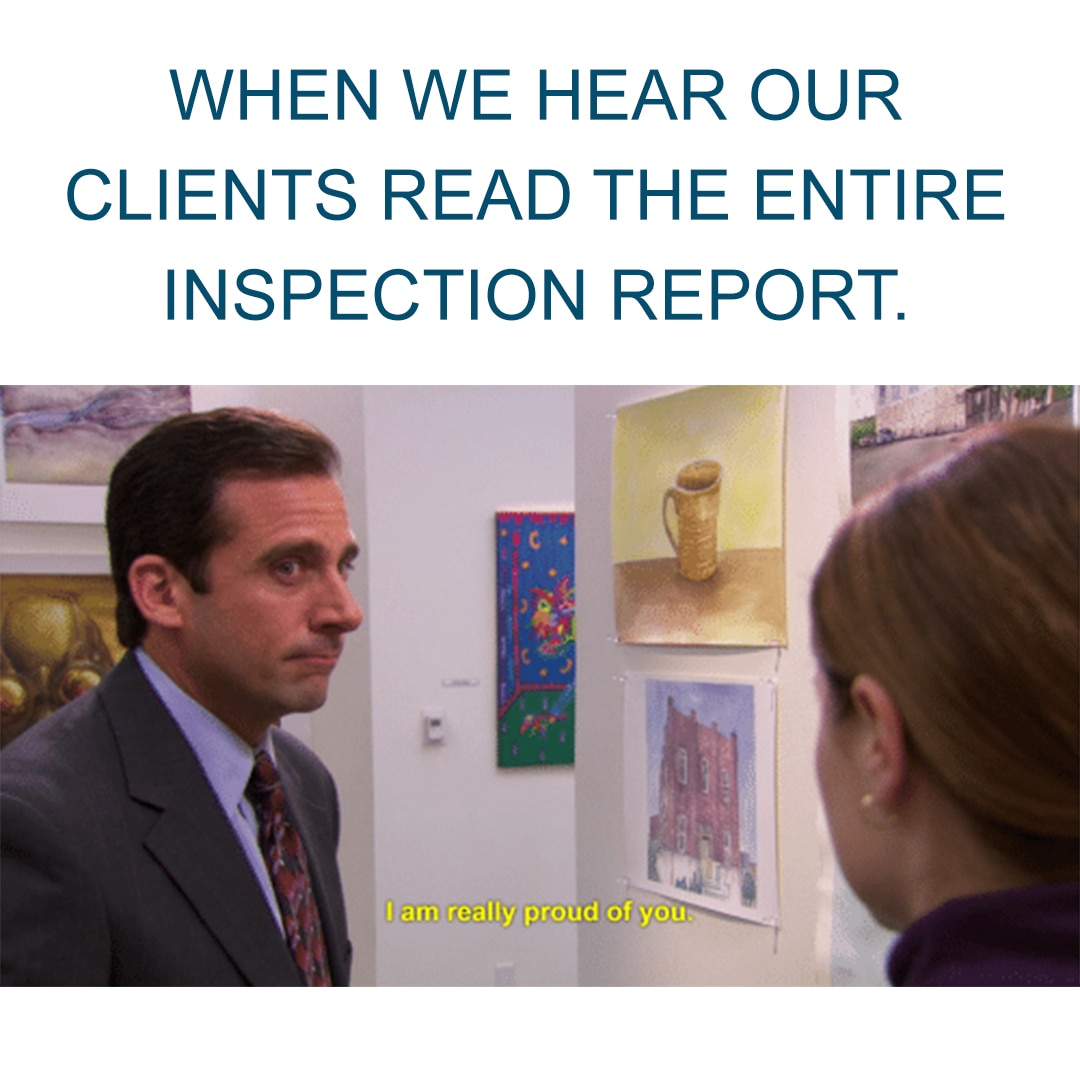 winmtvernon's tweet photo. It's a big feat reading the entire inspection report but so worth it if you want to stay on top of your home maintenance tasks!
.
.
.
#winhomeinspection #theoffice #meme https://t.co/ar4PV9k9Cl