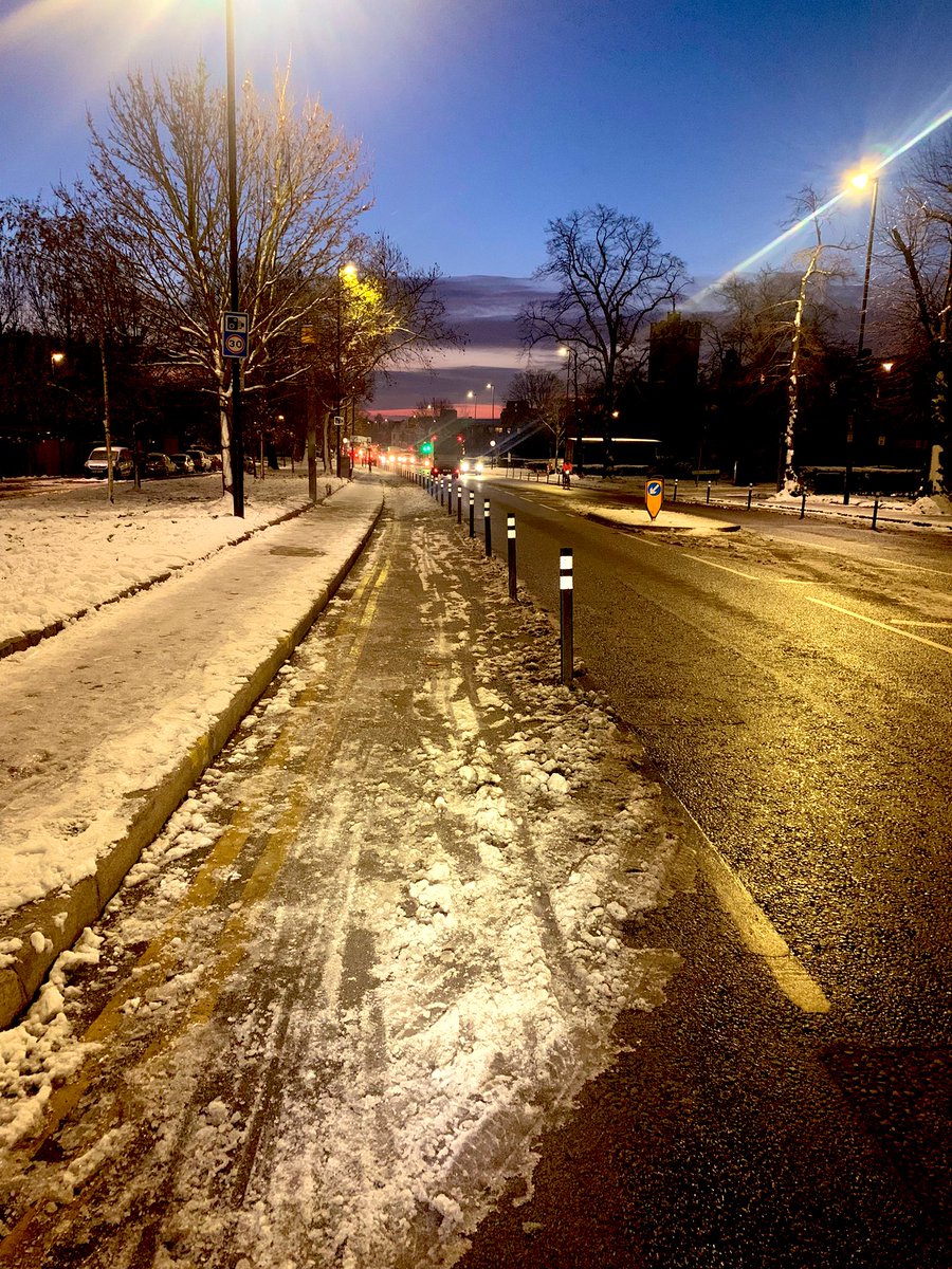 As I set off this AM past this, I was thinking that maybe the problem is that journeys by motor vehicle are considered essential (and many of them are), but cycling is seen as a leisure activity. 

Well many bike trips are very essential. The sooner we realise that the better.