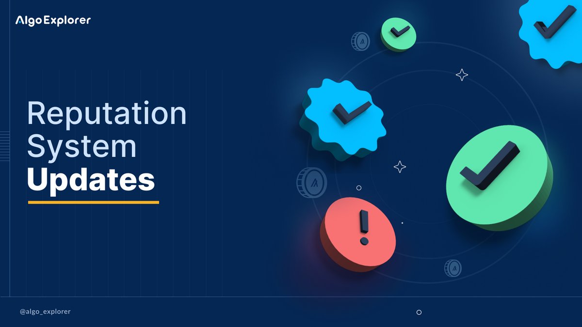 Big news! Our asset and app Reputation System will be receiving an overhaul very soon. Projects that currently have a verification status will migrate to the new system automatically. The submission process will not change after the migration. Stay tuned for more details!