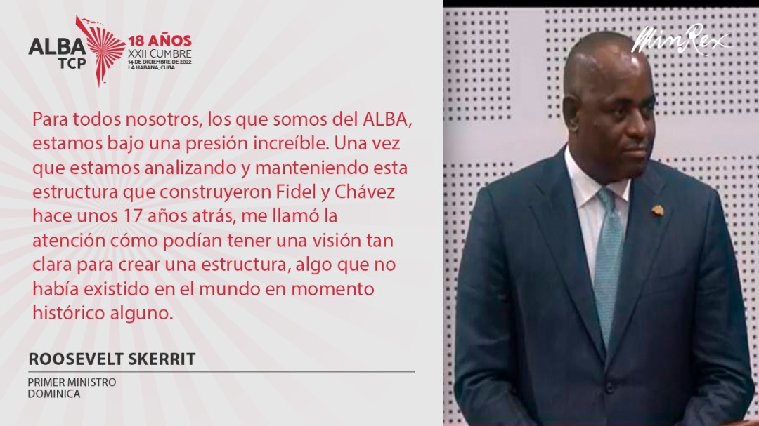 El reconocimiento a Fidel y Chávez destaca en la conmemoración del 18° aniversario de la fundación de <a href="/ALBATCP_Cuba/">Alba-TCP | Cuba</a>.

📌XXII Cumbre de <a href="/ALBATCP/">ALBA</a> 

#ALBAUnida