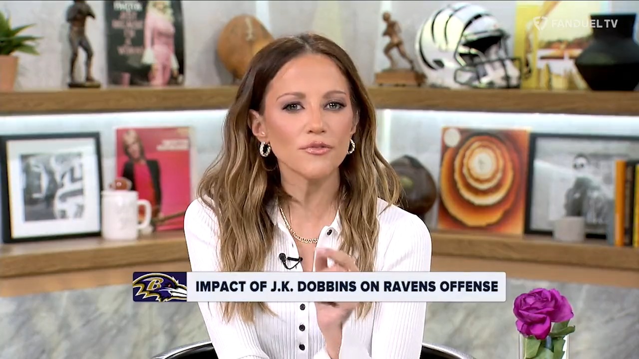 Image JK Dobbins image beautiful - Kay Adams on X: 