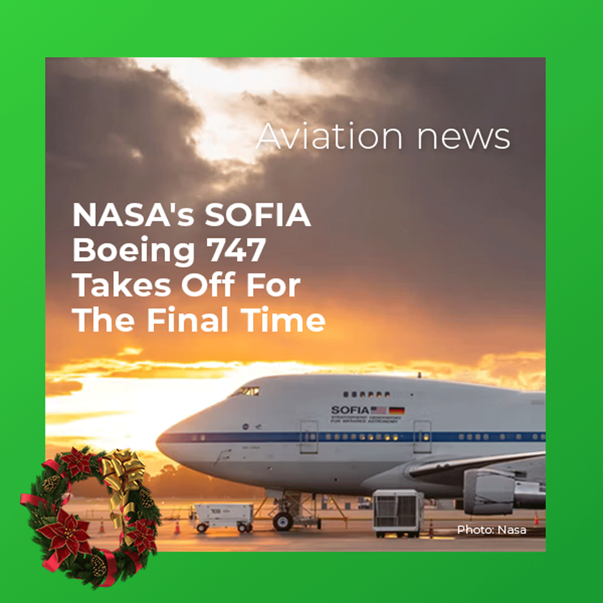 🥰The iconic jumbo jet and flying observatory has touched down next to its final home in Tucson, Arizona. ❤️