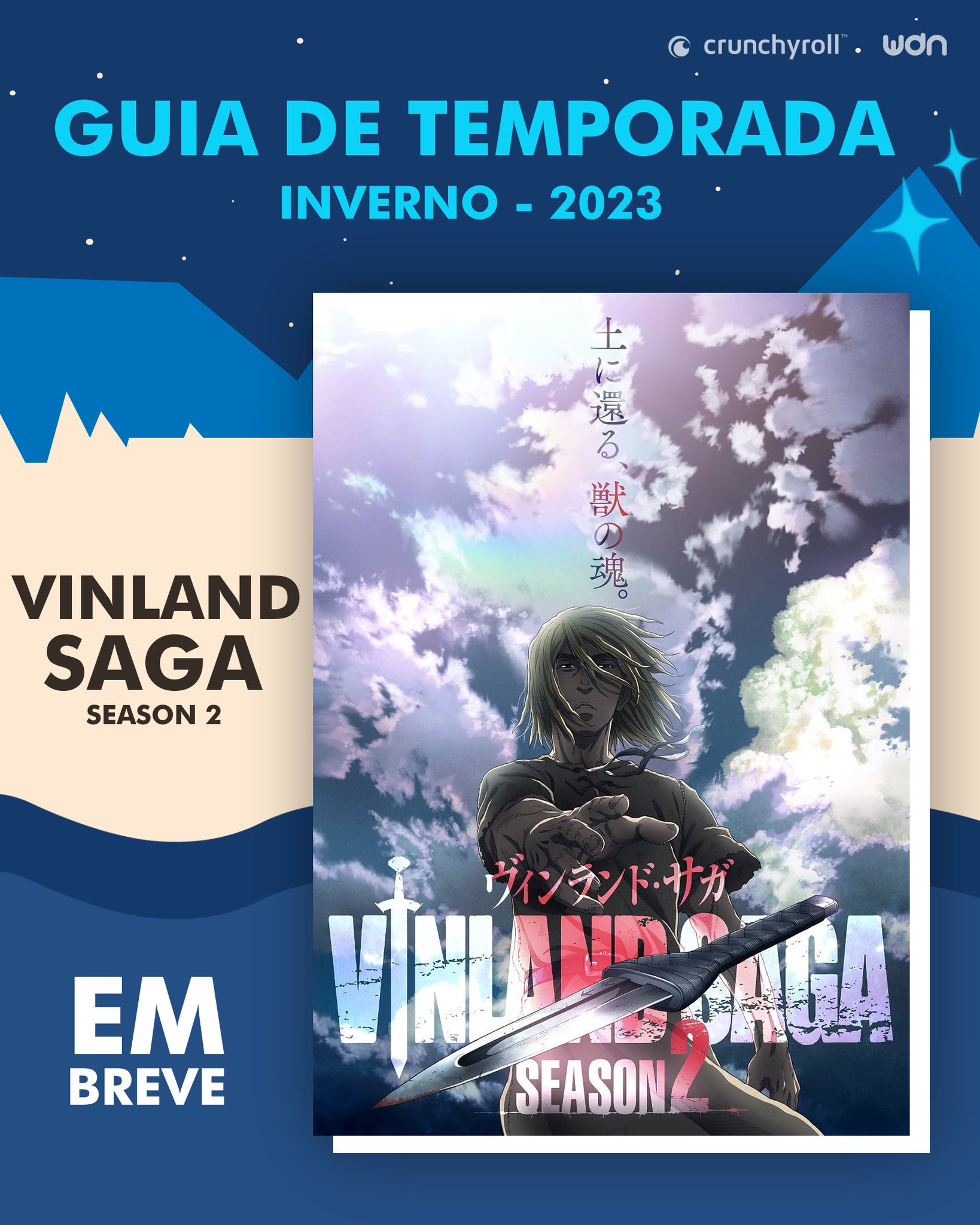 WDN - World Dubbing News on X: ❄ Vinland Saga Season 2 ☃️ Data de estreia:  Em breve.  / X